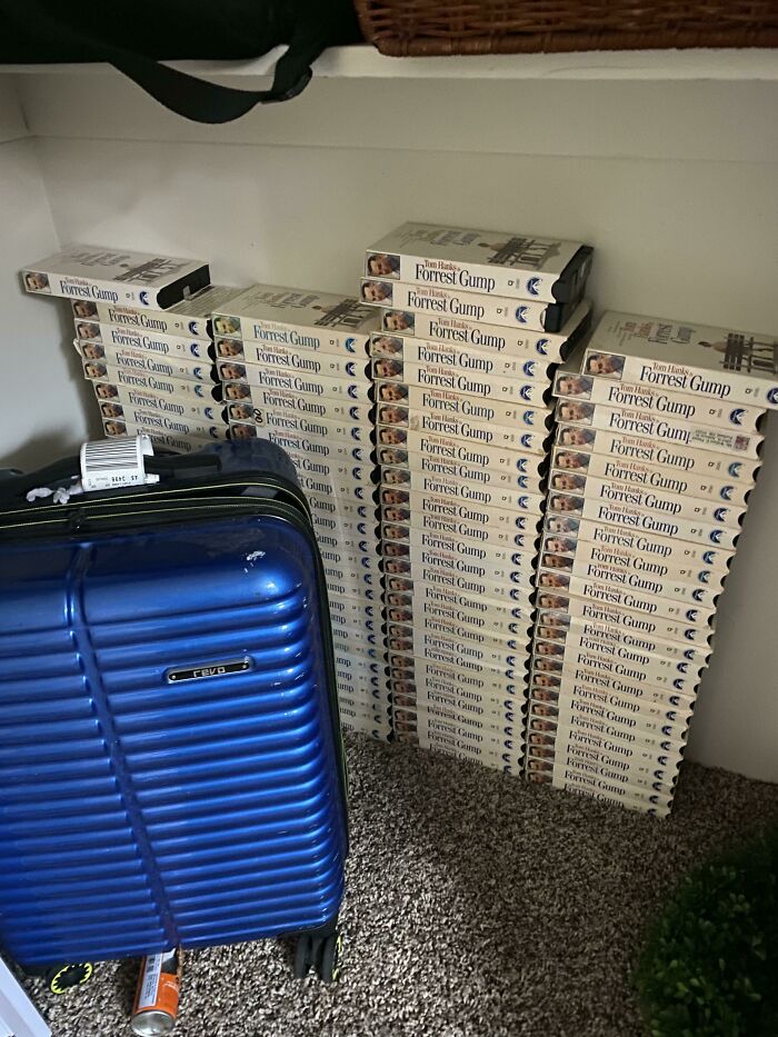 I Found 93 Copies Of Forrest Gump In A Closet At The Inspection For A House I’m Looking To Buy