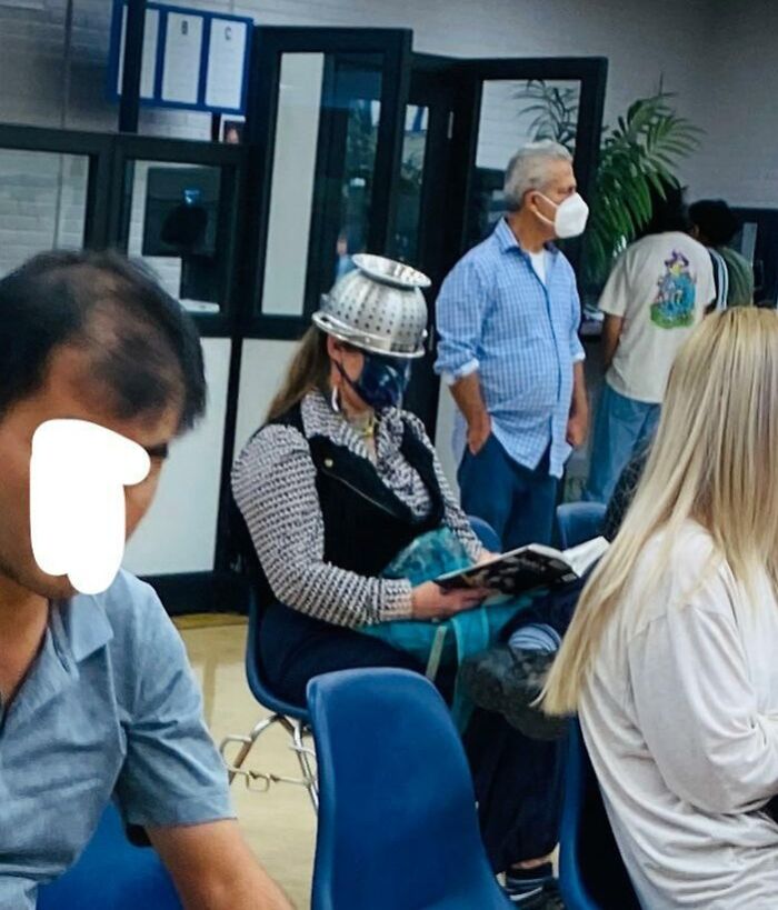 Actual Pastafarian At Santa Monica (California) Dmv