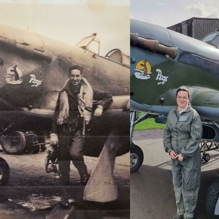 Today I Got To Fly In My Grandfathers Restored Ww2 Hurricane!