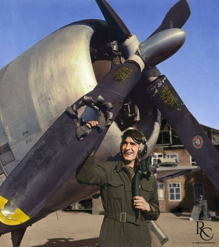 A Lucky P-47 And Its Pilot From WWII