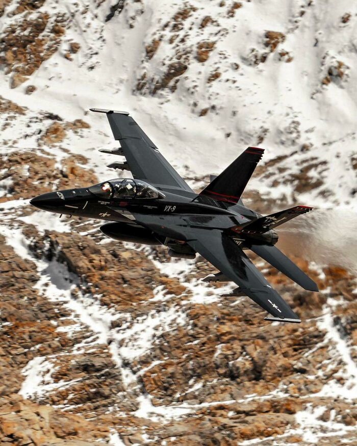 Black F/A-18 F Super Hornet