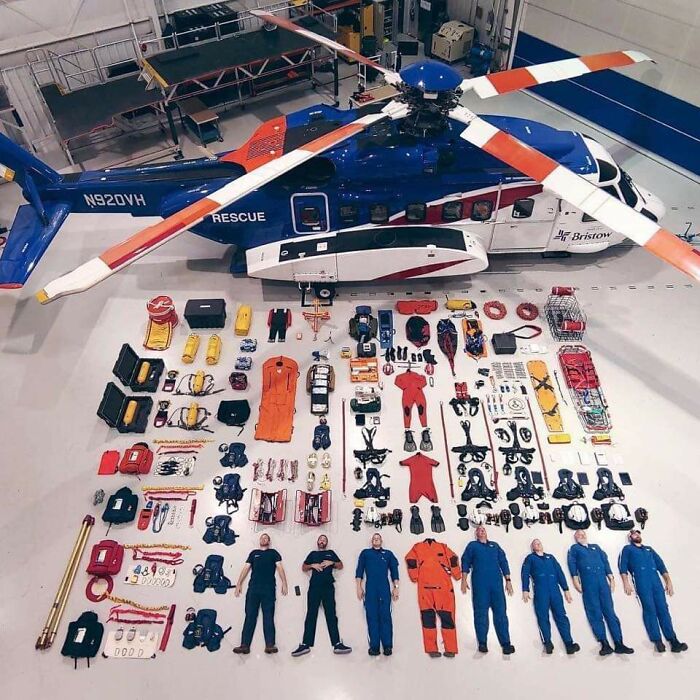Everything That Fits Into A Rescue Helicopter