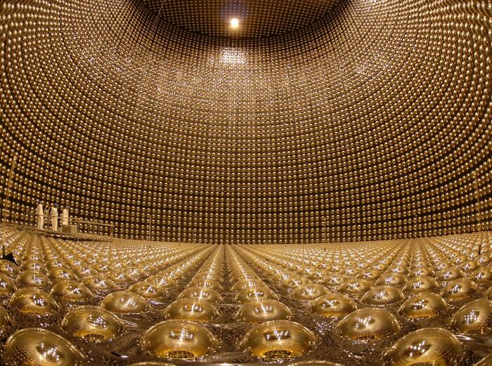 Super-Kamiokande Neutrino Detector In Japan