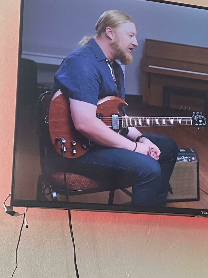 For A Split Second, I Thought Derek Truck’s Guitar Cable Was Coming Out Of My TV And I Was Very Confused