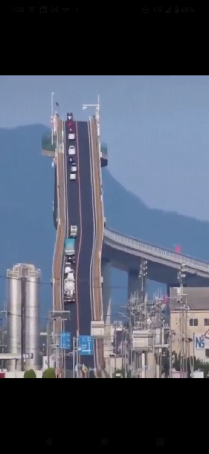 Eshima Ohashi Bridge, Japan - Actually Just 6.1% Gradient