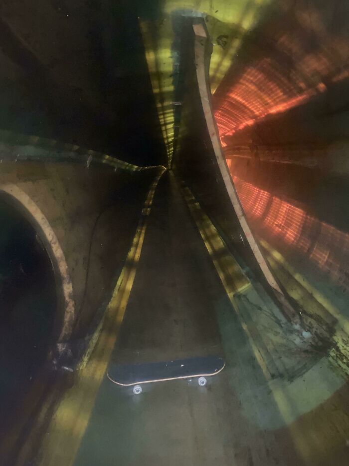 The Inside Of A Wind Turbine Blade