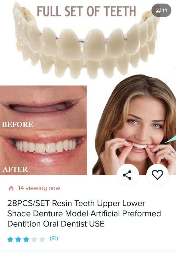 Wish's Reason For Pushing Meth Pipes So Hard: Increase Market Demand For Cheap Dentures