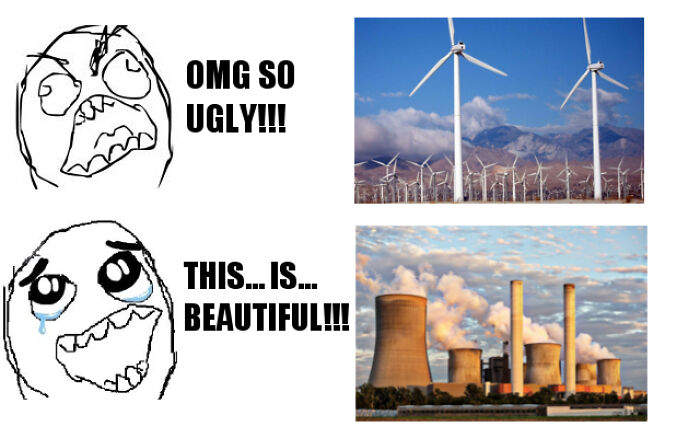 "Wind Farms Are Ugly" Corporate Media