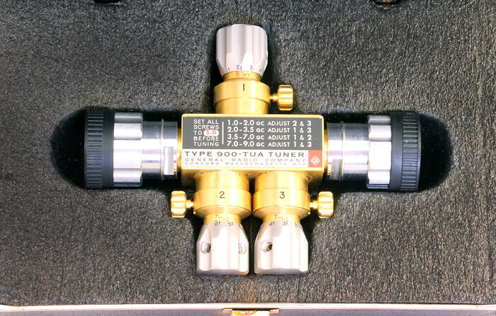 General Radio Gr900 Precision Tuner 1 - 8.5 Ghz / 50 Ohm. Used To Cancel Standing Wave Ratio Reflections In Measurement Circuits