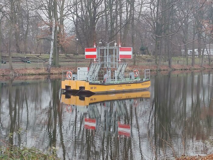 Temporary Water Traffic Sign Boat, Not Sure If This Counts As A Tool