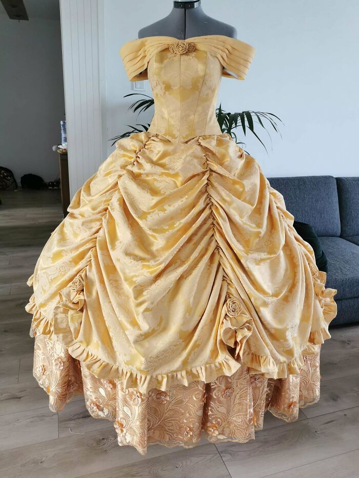 My Handmade Belle Gown. Detailed Description In The Comments