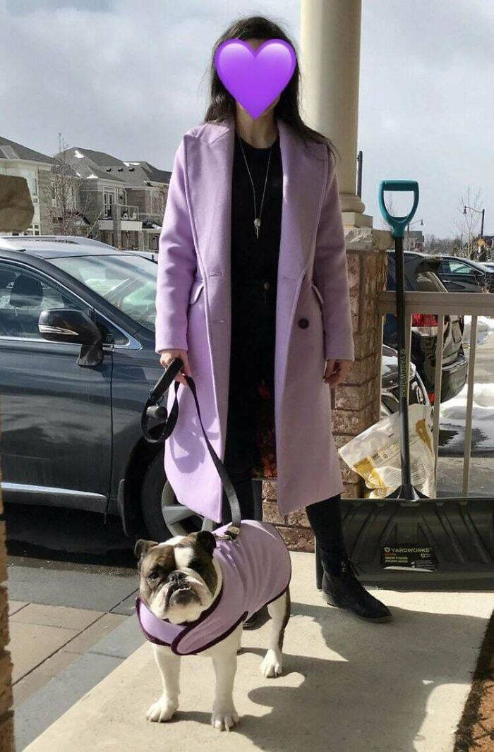 I Made My Dog And Myself Matching Coats For My Irl Cake Day
