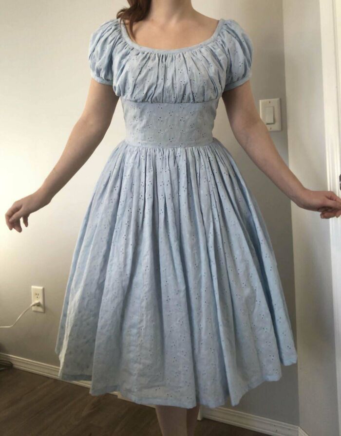 2 Versions Of A Dress I Made From An Etsy Pattern