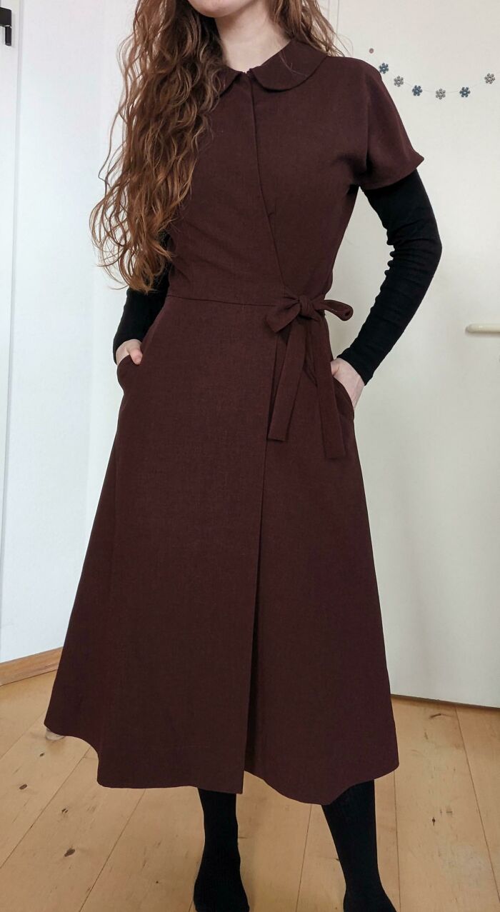 A 1950s House Coat! (Made From A Vintage Pattern)