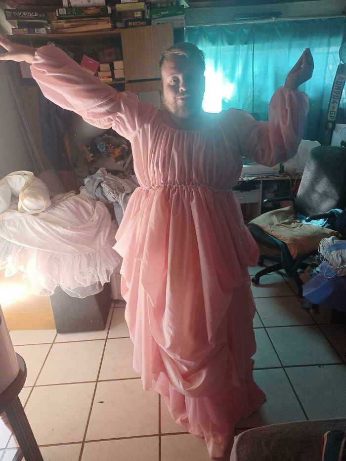 Self-Drafted Dress For My Husband To Wear To The Medieval Fayre!