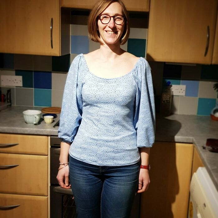 Today I Had A Go At The Adrienne Blouse By Friday Pattern Company. Success!