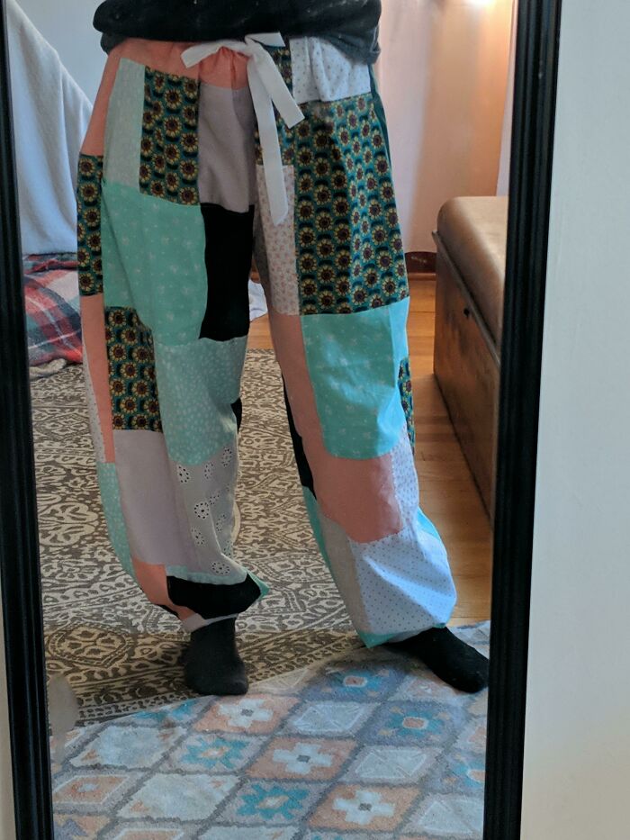 Made Some Quilted Pyjama Pants