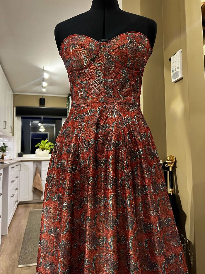 Floor Length Bustier Dress