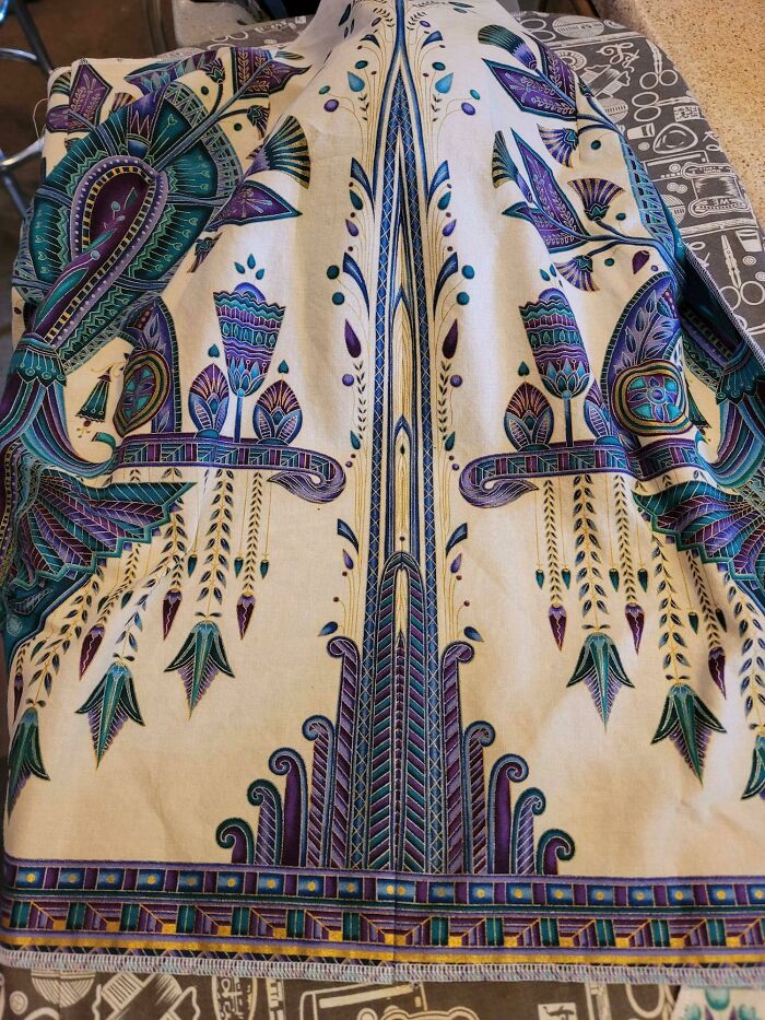 Had To Take A Moment To Admire This Side Seam On The Dress I Am Working On