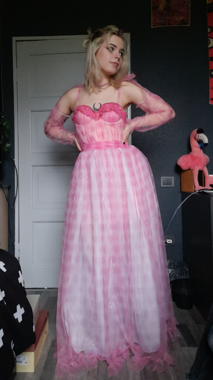 Self Drafted Bustier Dress