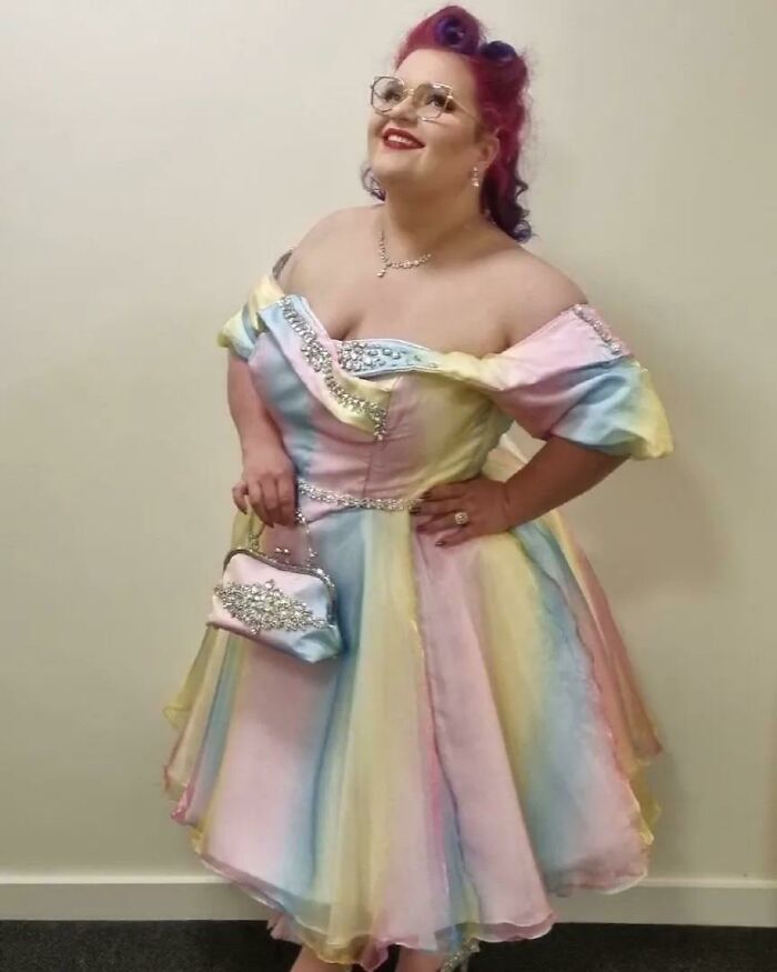 Made A Dress And Matching Bag For An Award Event And I Am So Proud