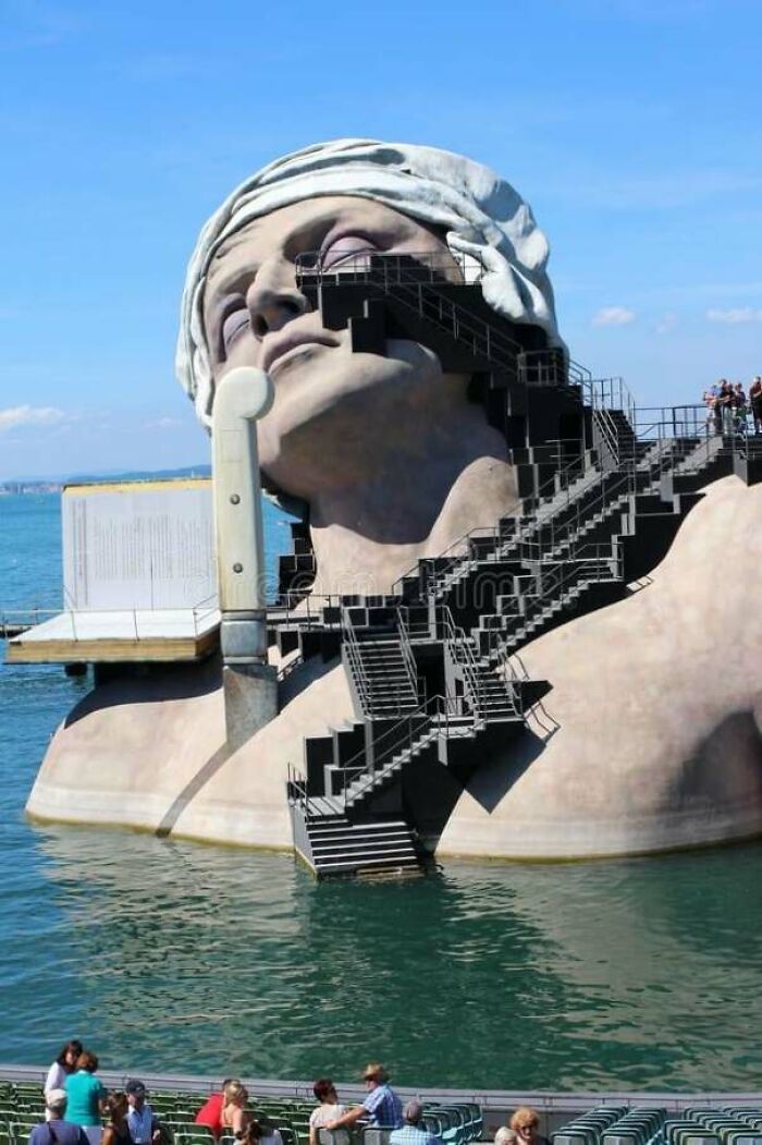 Bregenz Festival, Held Annually. Their 'Floating Stages' Always Give Me The Creeps