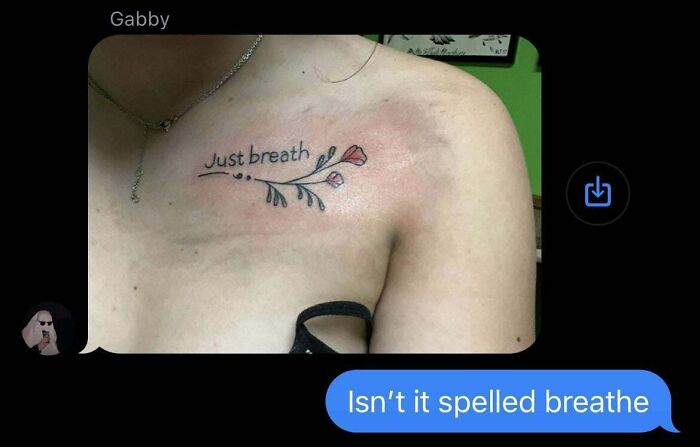 Friend Got A Tattoo. She Had No Idea