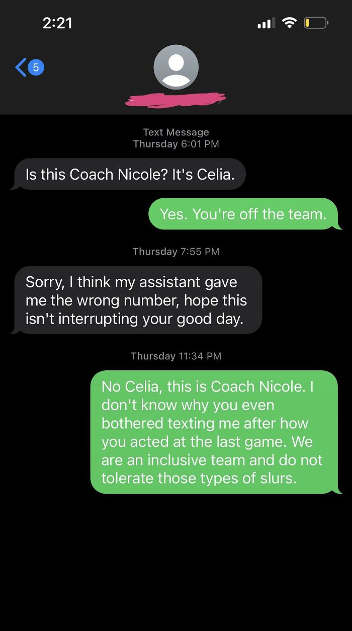 No Hate Speech On Coach Nicole’s Team! (Never Heard Back After This Lol)