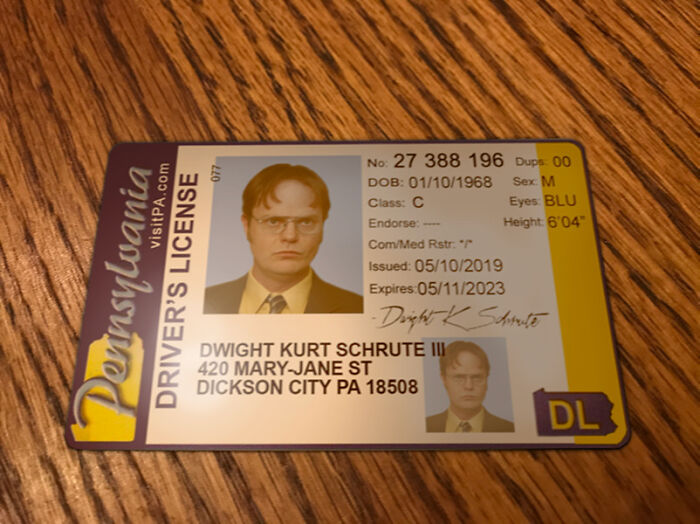 Fake Id I Used To Bait Out Address And Bank Info