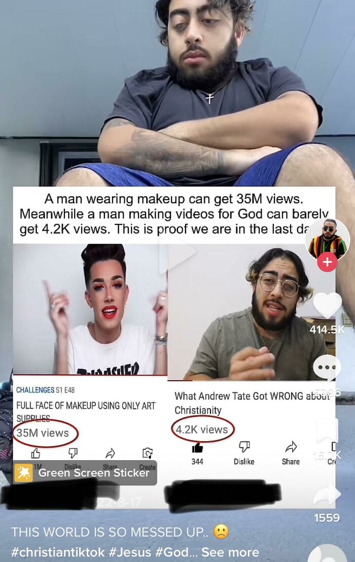 This Christian Dude Not Getting As Many Views As Other People? We Must Be The Last Days!