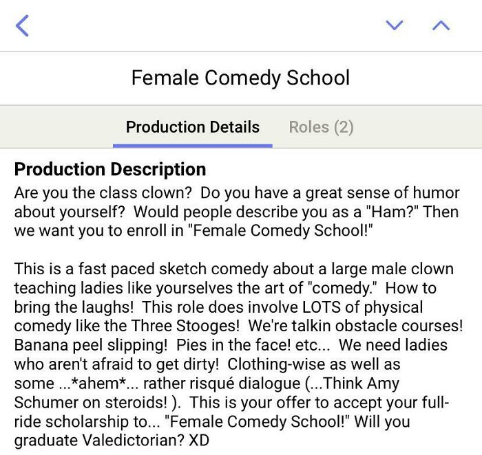 A Real Job Offer Of Acting Website Backstage