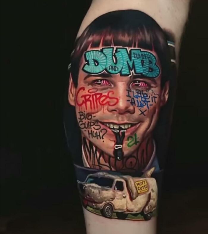 This Dumb & Dumber Tattoo I Saw Is Possibly The Worst Thing Anyone Has Ever Done To Their Body