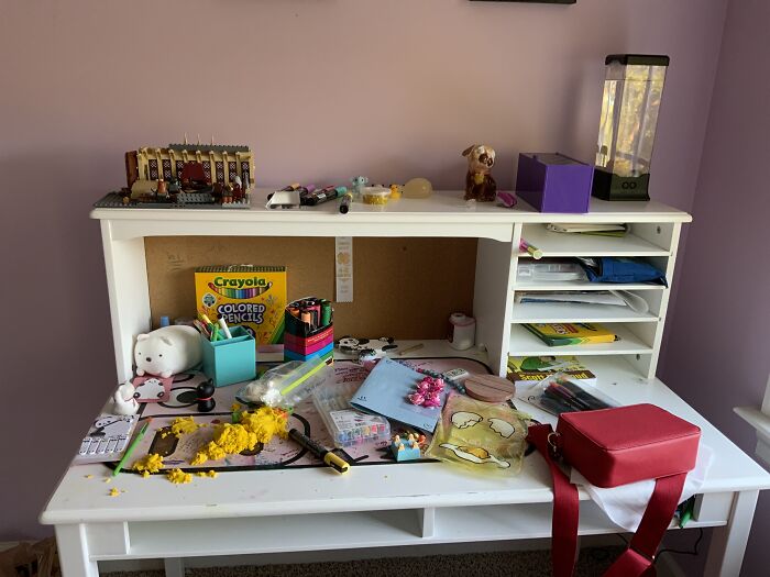 World’s Messiest Desk 