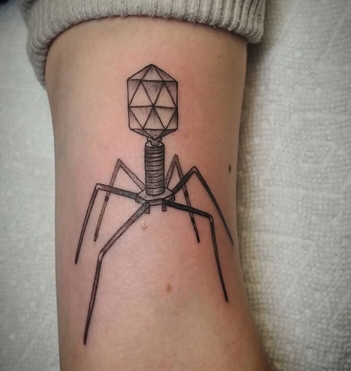 Little bacteriophage tattoo