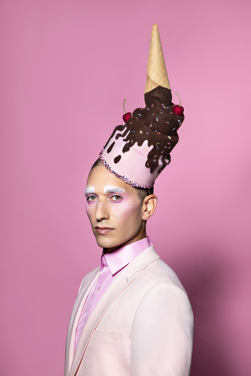 Cake And Ice Cream Cherry Chocolate Fantasy