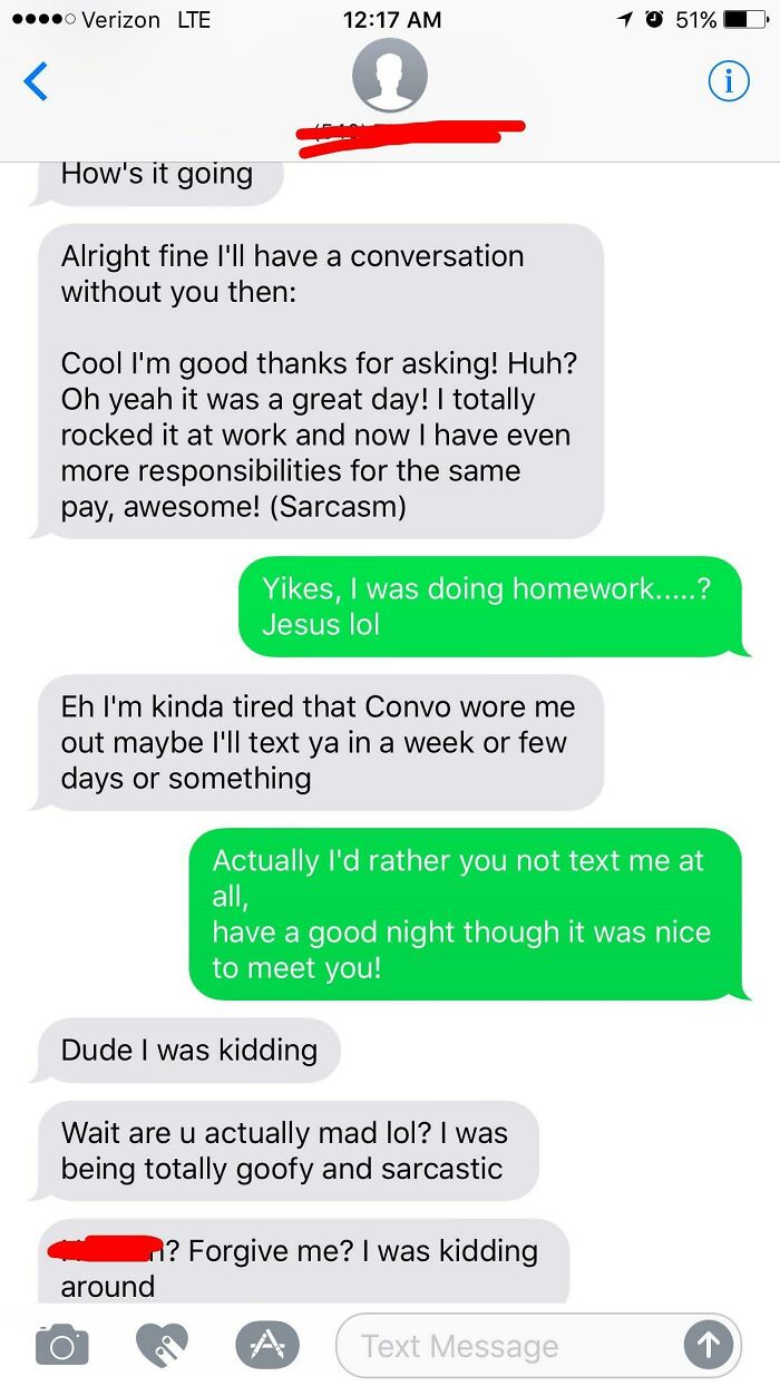 Comedic, Hardworking Tinder Man Offended At My Less Than Punctual Response