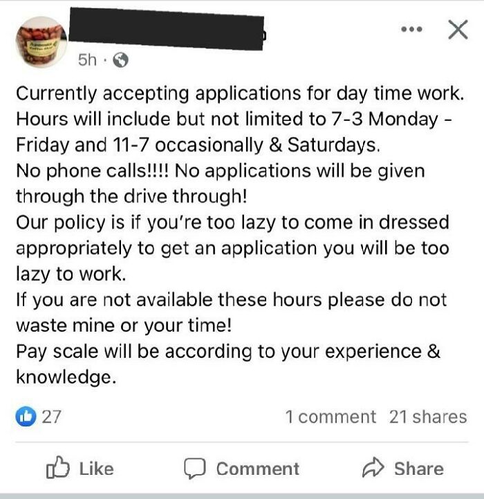 This Awful Job Posting For A Local Coffee Shop