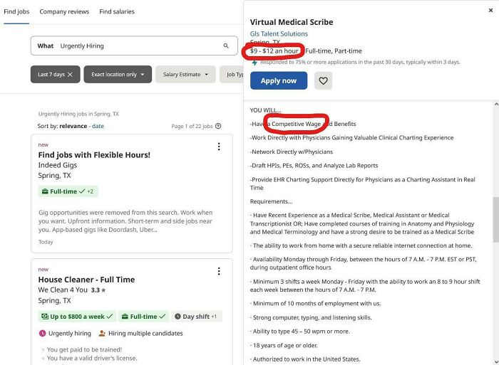 Urgently Hiring Experienced Workers For $9