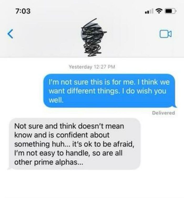 Sister-In-Law Received This After Declining A Second Date..😂😂