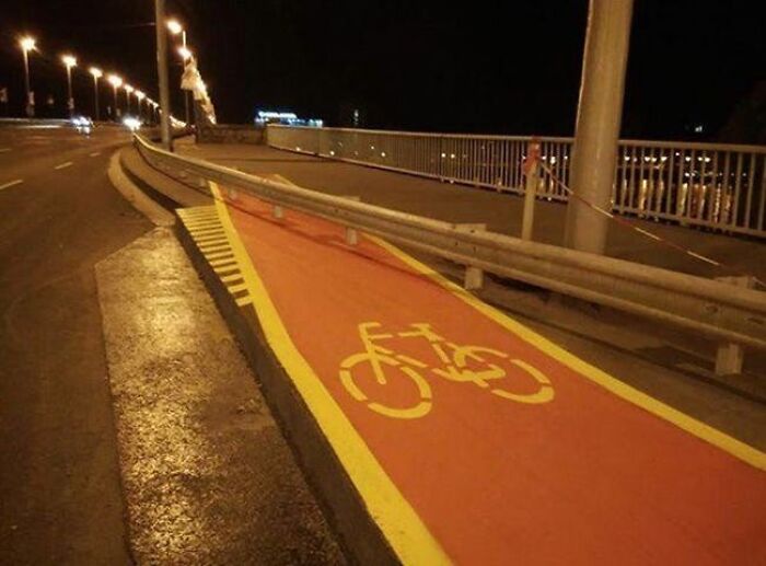 This Is Some Platform 9¾ Level Cycle Path