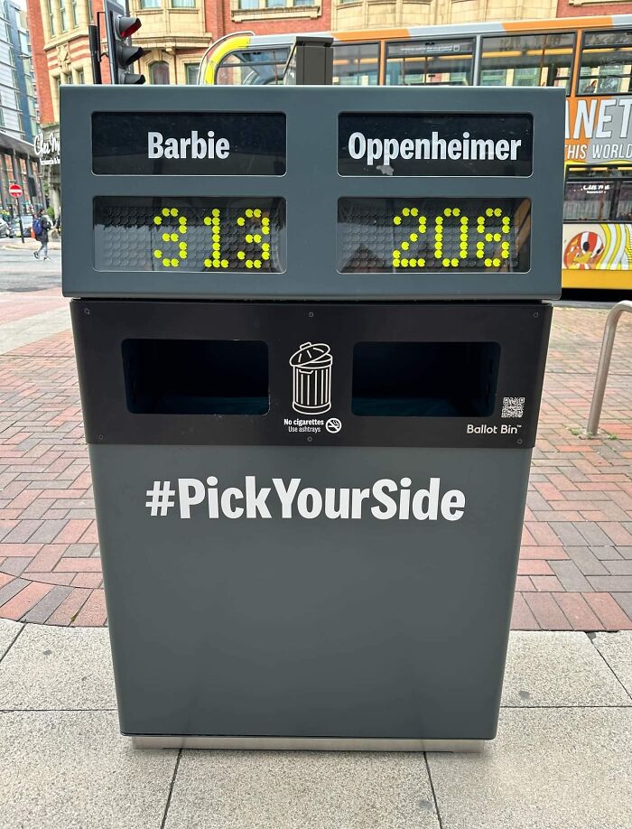 Ballot Bins In Manchester To Encourage People To Not Litter