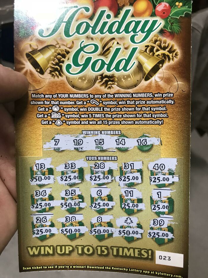 I Had To Come In To Work On Christmas Eve. My Boss Got Everyone A Christmas Card With A Scratch-Off Lottery Ticket. I Still Can’t Believe My Eyes