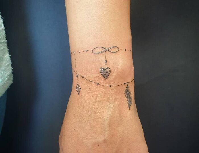 wrist infinity tattoo