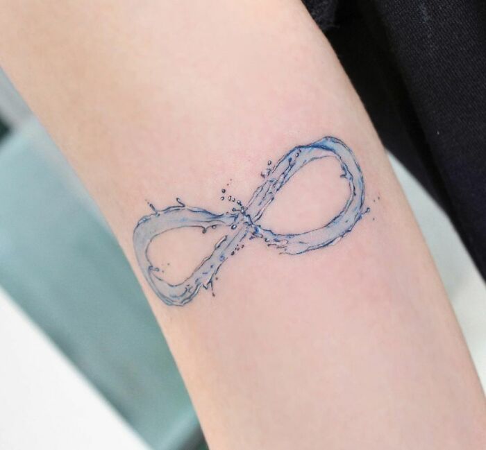 infinity wave tattoo