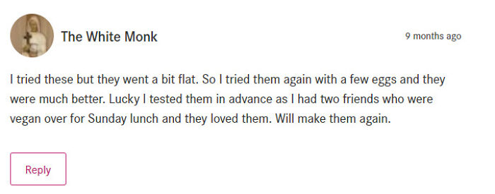 On A Vegan Yorkshire Pudding Recipe