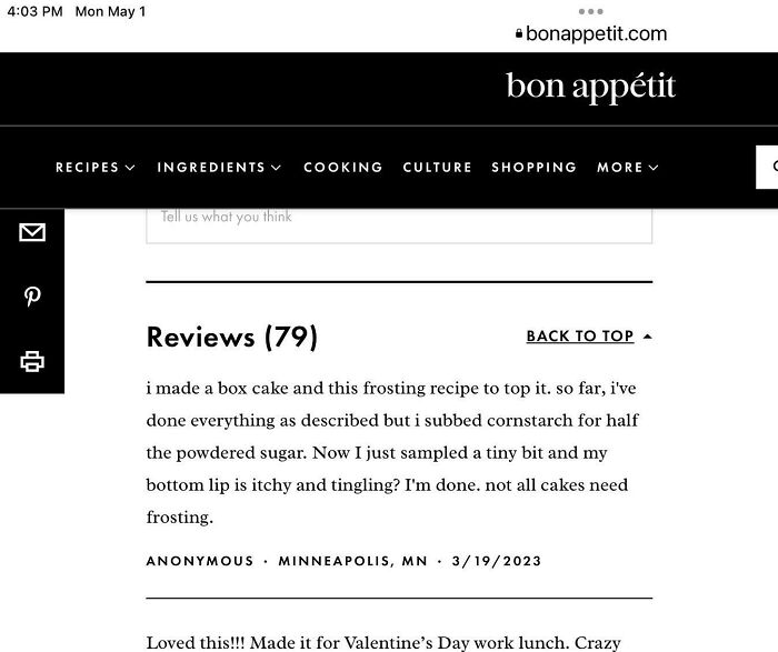 Bottom Lip Is Tingly