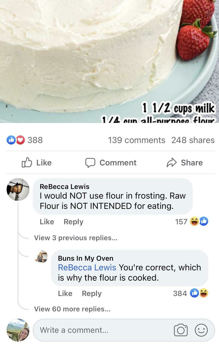 On A Recipe For “Less Sweet” Frosting