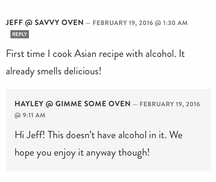 Not Sure What Recipe Jeff Was Reading