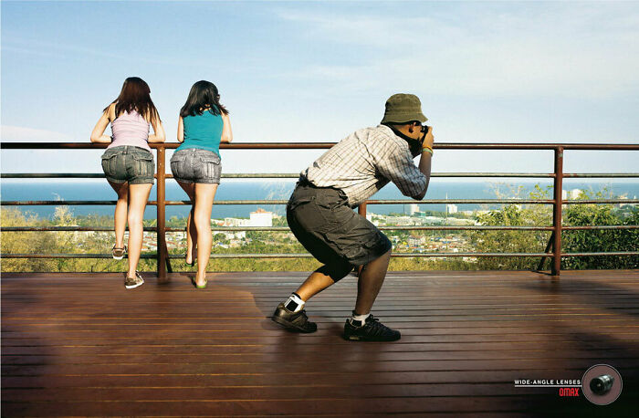 I Love Clever Advertising. This One Is For Wide-Angle Lenses