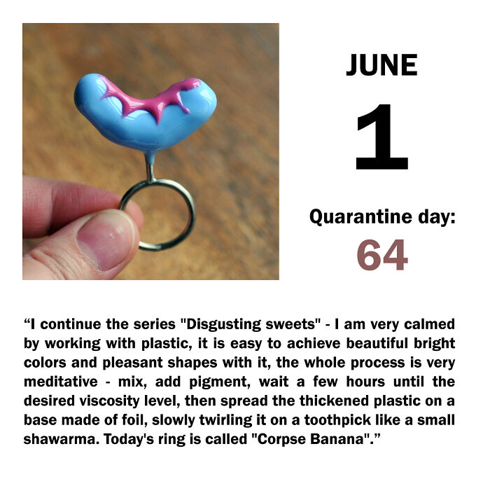 Quarantine Day 64 - 'Disgusting Sweets' Ring